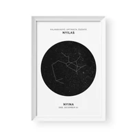 Kép 1/3 - Csillagkép / Álló / Nyilas - fehér kerettel