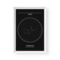 Kép 1/3 - Csillagkép / Álló / Szűz - fehér kerettel