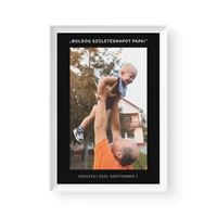 Kép 2/3 - Hangoskép / Álló / Framed - Barna kerettel