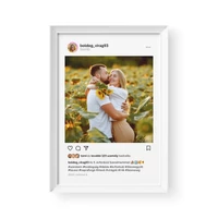 Kép 2/3 - Hangoskép / Álló / Instagram - Barna kerettel