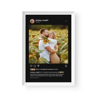 Kép 2/3 - Hangoskép / Álló / Instagram - Barna kerettel