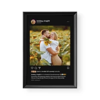 Kép 3/3 - Hangoskép / Álló / Instagram - Fehér kerettel