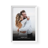 Kép 2/4 - Hangoskép / Álló / Minimal - Fehér kerettel