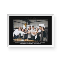 Kép 2/4 - Hangoskép / Fekvő / Framed - Fehér kerettel