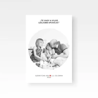 Kép 3/5 - Fekete-fehér fénykép felirattal