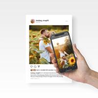 Kép 1/2 - Hangoskép / Álló / Instagram - Visszahallgatás- vagy nézés egy érintéssel okostelefonon