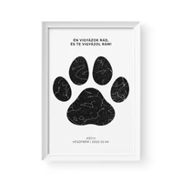 Kép 1/2 - Csillagtérkép / Álló / Paw - Fehér kerettel