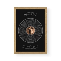 Kép 4/4 - Hangoskép / Álló / Dalszöveg Vinyl - Tölgy kerettel