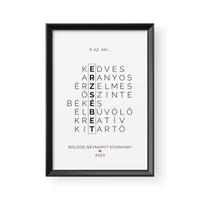 Kép 3/4 - Fekete kerettel