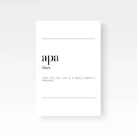 Kép 3/4 - Tipográfia / Fogalom / Apa