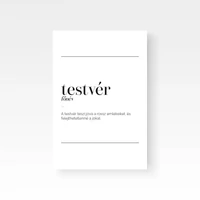 Kép 1/3 - Testvér fogalom poszter