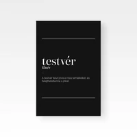 Kép 1/3 - Testvér fogalom poszter