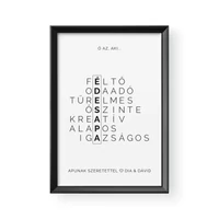 Kép 1/3 - Barna kerettel