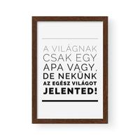 Kép 1/4 - Barna kerettel