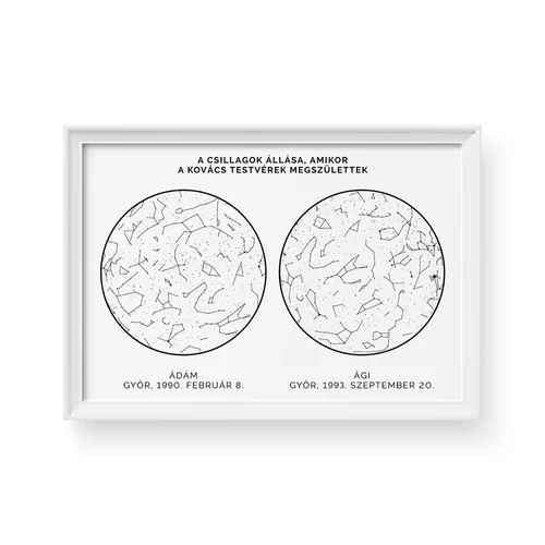 Fehér alapon fekete