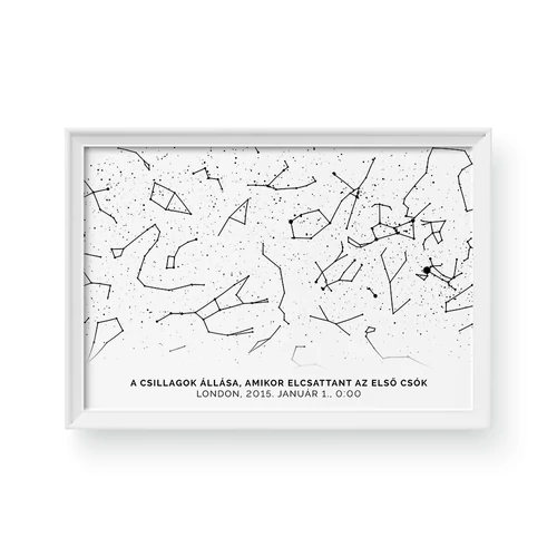 Fehér alapon fekete