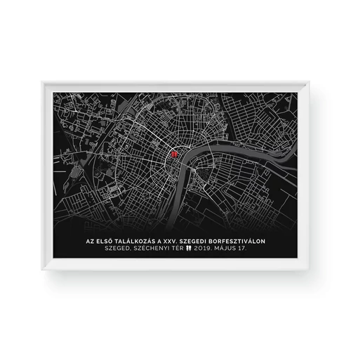 Fekete alapon fehér