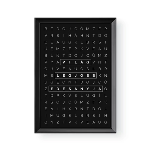 Fekete alapon fehér