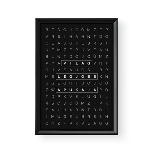 Fekete alapon fehér