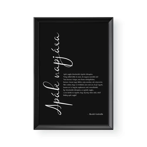 Fekete alapon fehér