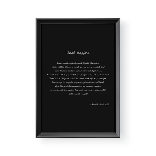 Fekete alapon fehér