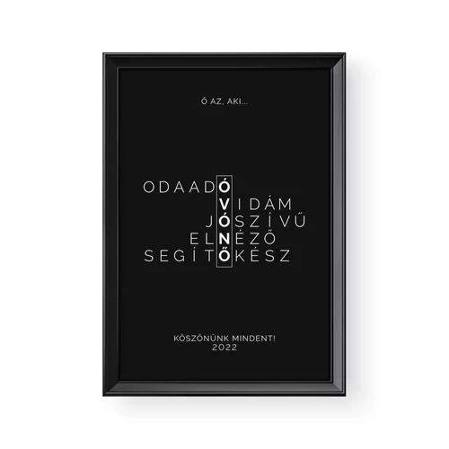 Fekete alapon fehér