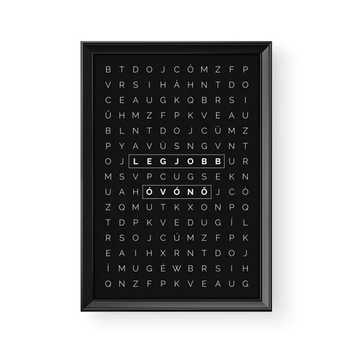 Fekete alapon fehér