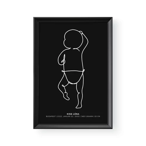 Fekete alapon fehér