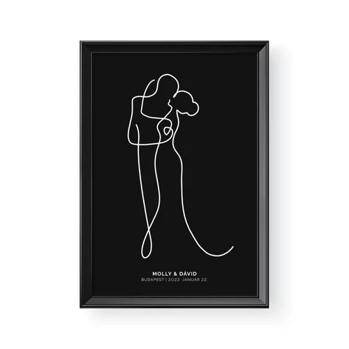 Fekete alapon fehér