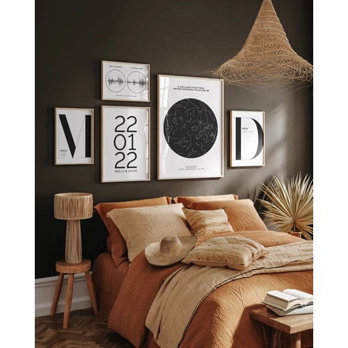 Emlékvilág galériafal | 5 képes koncepció