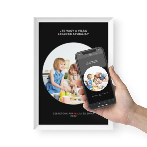 Fekete alapon fehér