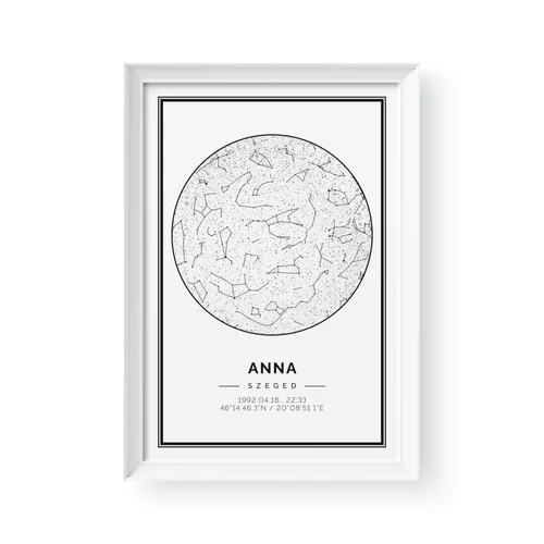 Fehér alapon fekete