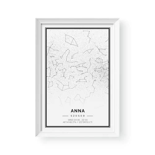 Fehér alapon fekete