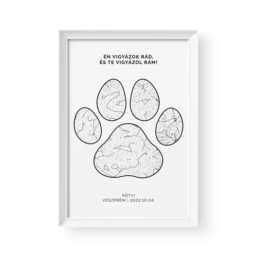 Fehér alapon fekete