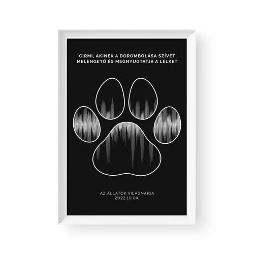 Fekete alapon fehér