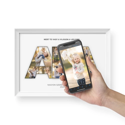Hangoskép / Fekvő / Kollázs: APA - Fehér kerettel