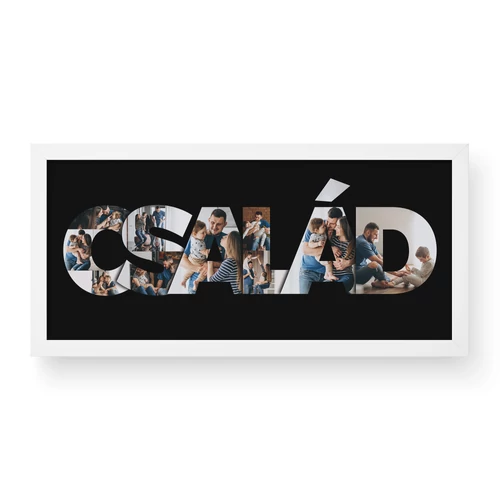 Fekete alapon fehér