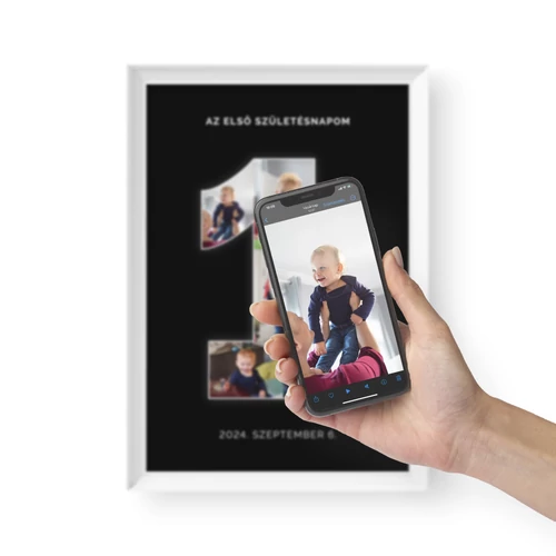 Fekete alapon fehér