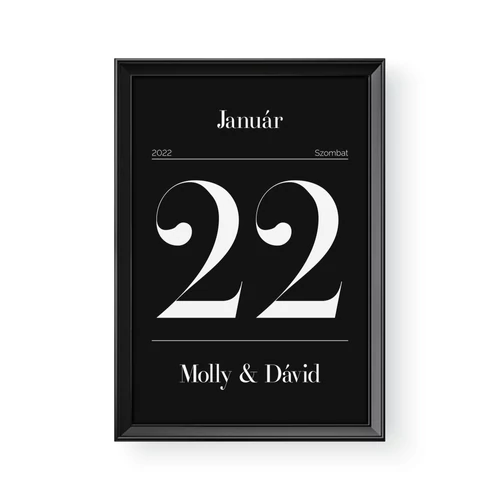 Fekete alapon fehér