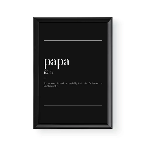 Fekete alapon fehér