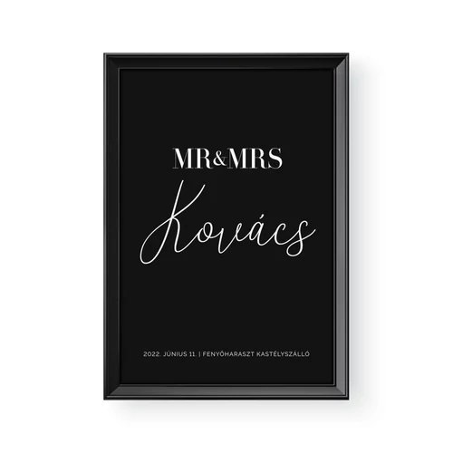 Fekete alapon fehér