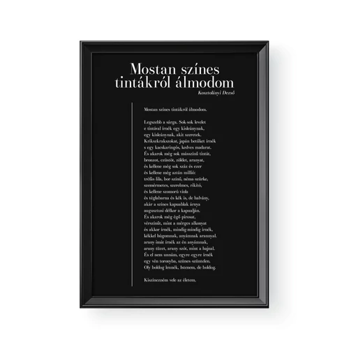 Fekete alapon fehér