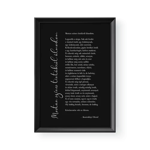 Fekete alapon fehér