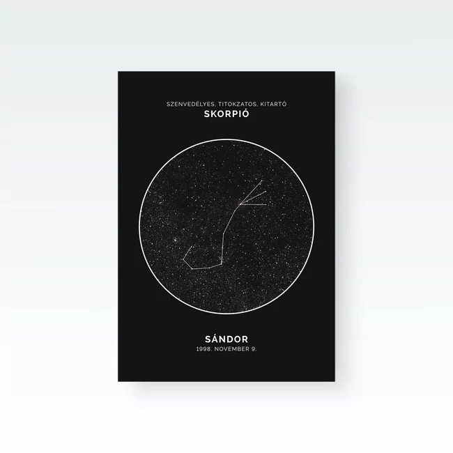 Csillagkép / Álló / Skorpió