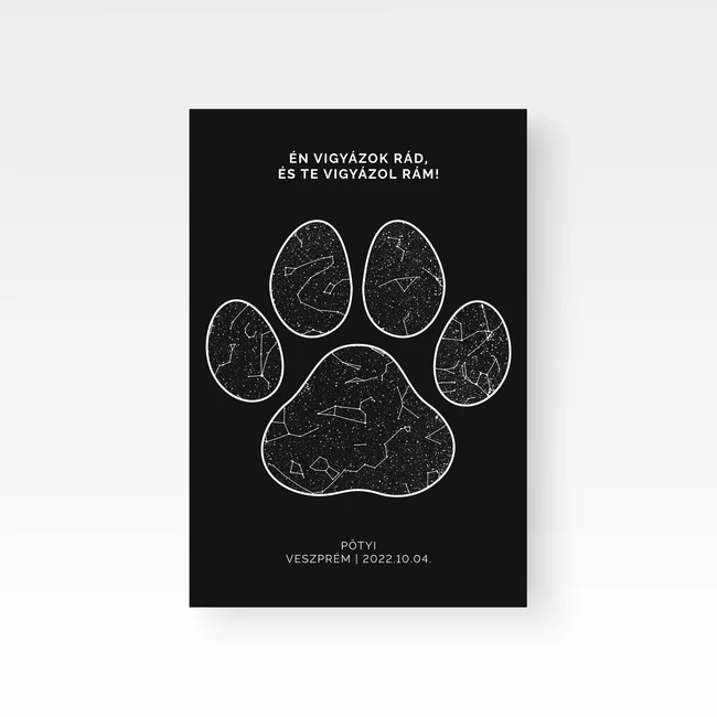 Csillagtérkép / Álló / Paw (nyomtatott poszter)