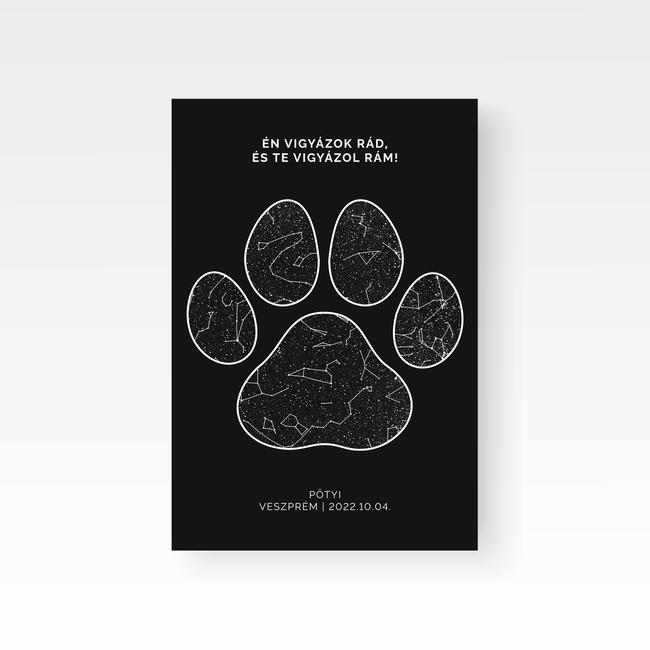 Csillagtérkép / Álló / Paw (nyomtatott poszter)