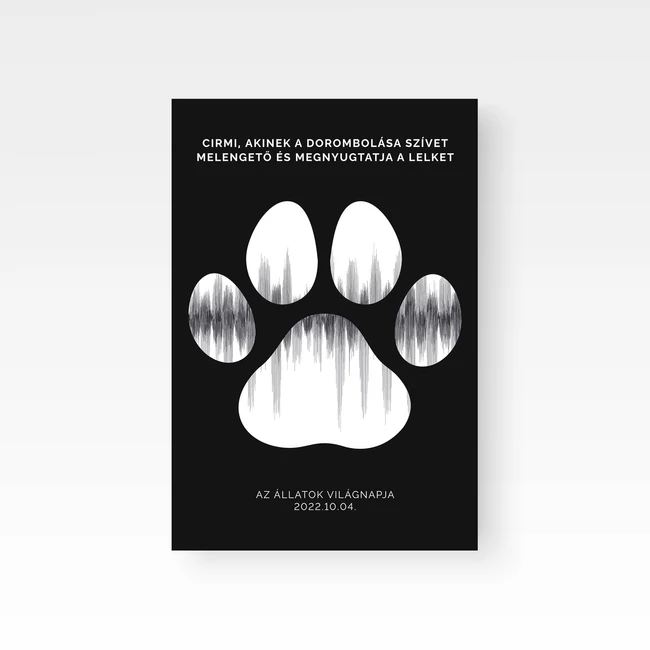 Hanghullám / Álló / Paw (nyomtatott poszter)